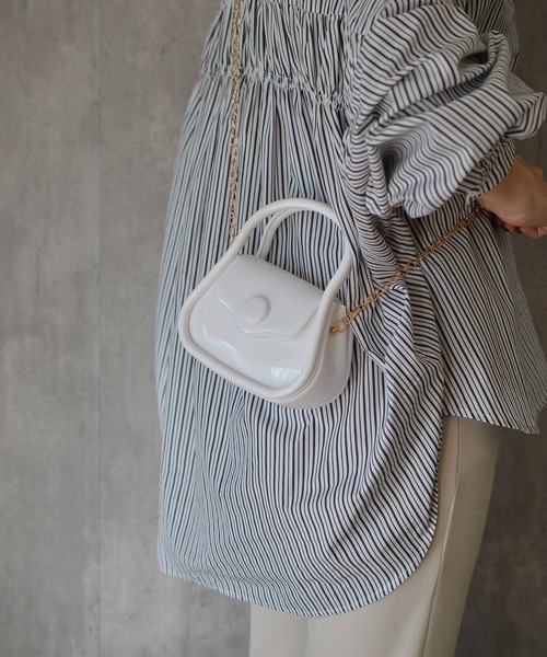 BROTHERHOOD(ブラザーフッド)の「【eY】Macaron Pop Bag(ハンドバッグ・レディース・ホワイト/ブラック/ライトパープル/イエロー/グリーン/ベージュ/ピンク・FREE)」の8枚目の写真