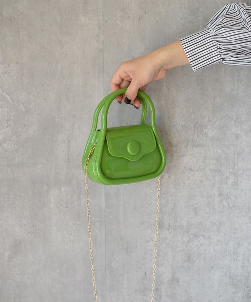 BROTHERHOOD(ブラザーフッド)の「【eY】Macaron Pop Bag(ハンドバッグ・レディース・ホワイト/ブラック/ライトパープル/イエロー/グリーン/ベージュ/ピンク・FREE)」の22枚目の写真