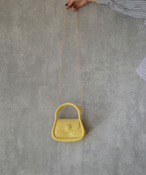 BROTHERHOOD(ブラザーフッド)の「【eY】Macaron Pop Bag(ハンドバッグ・レディース・ホワイト/ブラック/ライトパープル/イエロー/グリーン/ベージュ/ピンク・FREE)」の16枚目の写真