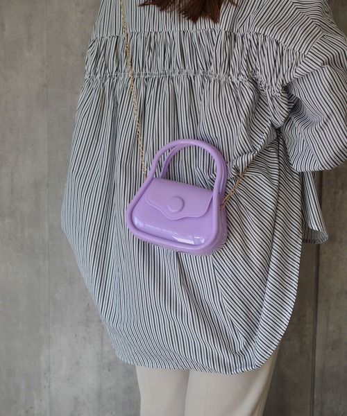 BROTHERHOOD(ブラザーフッド)の「【eY】Macaron Pop Bag(ハンドバッグ・レディース・ホワイト/ブラック/ライトパープル/イエロー/グリーン/ベージュ/ピンク・FREE)」の15枚目の写真