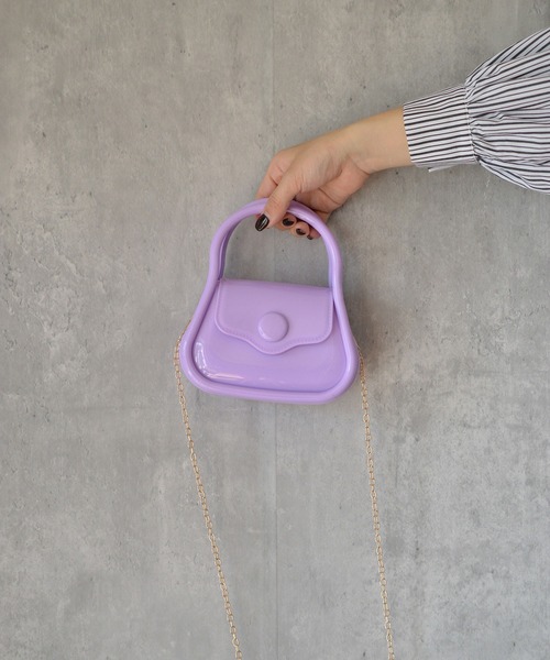 BROTHERHOOD(ブラザーフッド)の「【eY】Macaron Pop Bag(ハンドバッグ・レディース・ホワイト/ブラック/ライトパープル/イエロー/グリーン/ベージュ/ピンク・FREE)」の12枚目の写真