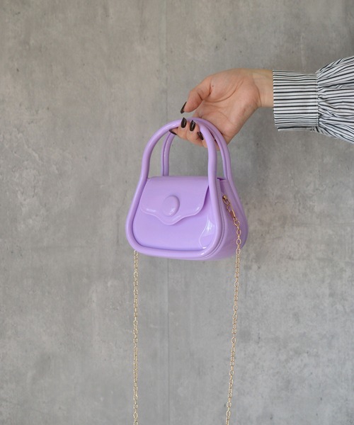 BROTHERHOOD(ブラザーフッド)の「【eY】Macaron Pop Bag(ハンドバッグ・レディース・ホワイト/ブラック/ライトパープル/イエロー/グリーン/ベージュ/ピンク・FREE)」の11枚目の写真