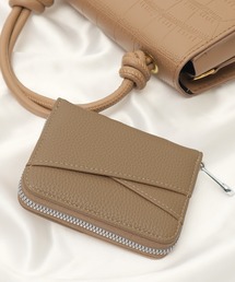 M2SUQARED（エムツースクエア）の「【M2SUQARED/エムツースクエア】フェイクレザー ジャバラ ミニ財布/ウォレット（財布）」