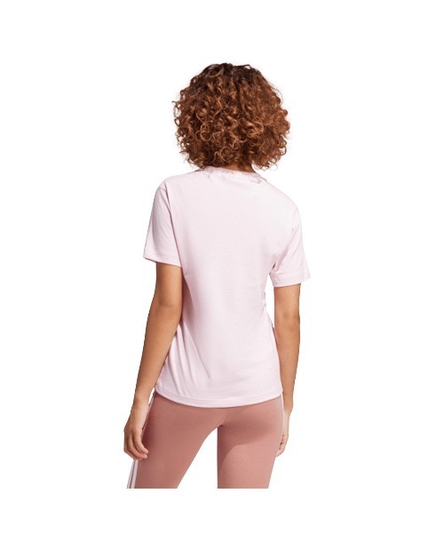 adidas(アディダス)の「アディダス adidas ラウンジ ミニ グラフィック半袖Tシャツ(Tシャツ/カットソー・レディース・スモークピンク/ブラック/ピンク・S/M/L/XL)」の5枚目の写真