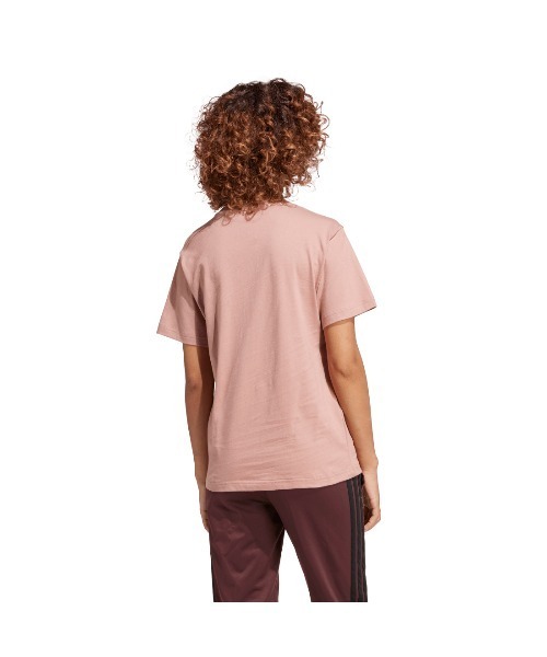 adidas(アディダス)の「アディダス adidas ラウンジ ミニ グラフィック半袖Tシャツ(Tシャツ/カットソー・レディース・スモークピンク/ブラック/ピンク・S/M/L/XL)」の6枚目の写真