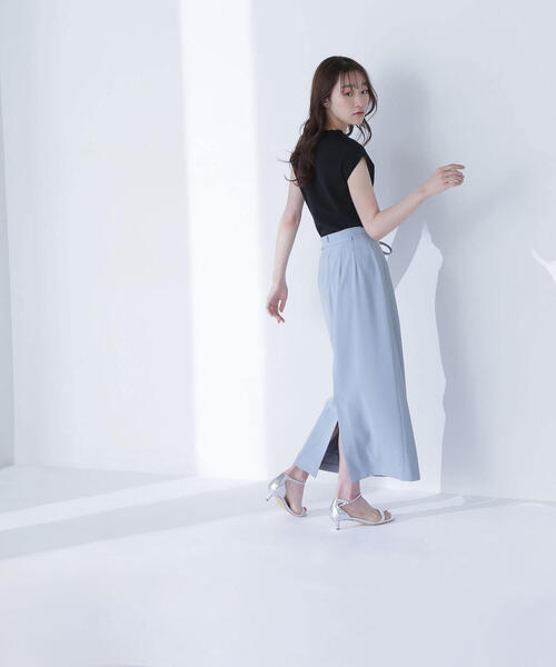 新品未使用 ナチュラルビューティーベーシック❤️ナローリボンストレートスカート　M ナローリボンストレートスカート | NATURAL BEAUTY BASIC