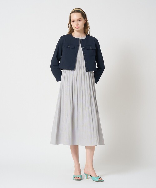 サッカーストレッチクロップドブルゾン（その他アウター）｜ANAYI