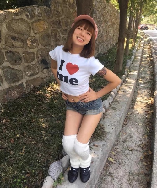 gossip!ロサンゼルス(ゴシップロサンゼルス)の「Y2K ハート 半袖Tシャツ(Tシャツ/カットソー・レディース・ホワイト・FREE)」の14枚目の写真