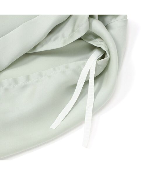 しっとりなめらか CICA加工 スリムリボン 掛け布団カバー シングル