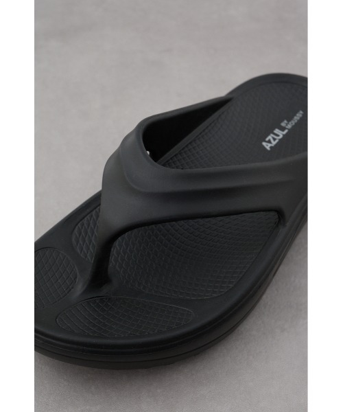 AZUL by moussy（アズールバイマウジー）の「ラクフィールプラットフォームトングサンダル（サンダル・メンズ・ベージュ/ブラック・MEDIUM/LARGE）」の9枚目の写真