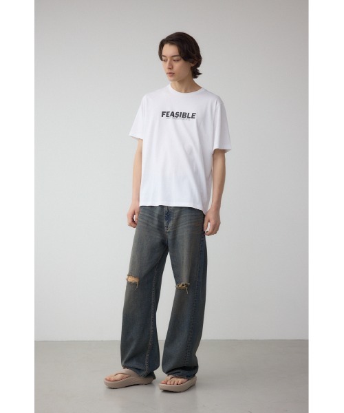 AZUL by moussy（アズールバイマウジー）の「ラクフィールプラットフォームトングサンダル（サンダル・メンズ・ベージュ/ブラック・MEDIUM/LARGE）」の12枚目の写真