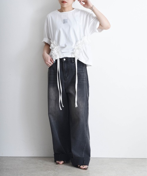 リメイクカーブデニムパンツ Eimee Law│Eimee Law & LHELBIE 公式