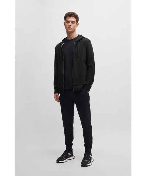 BOSS(ボス)の「プリントロゴ ジップアップパーカー(スウェット・メンズ・ブラック・L/M/XL/XXL/XXXL/S)」の4枚目の写真