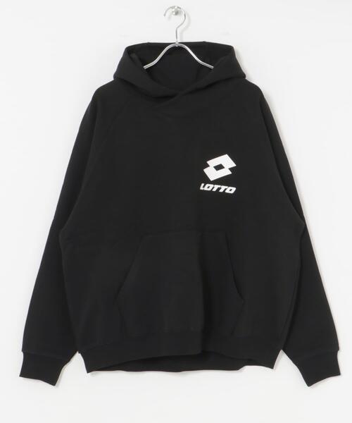LOTTO（ロット）の「LOTTO　CLASSIC BIG LOGO HOODIE（パーカー・メンズ・グレー/ブラック/ネイビー・MEDIUM/LARGE/X-LARGE）」の2枚目の写真