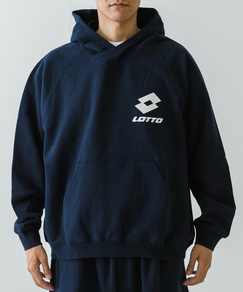 LOTTO（ロット）の「LOTTO　CLASSIC BIG LOGO HOODIE（パーカー・メンズ・グレー/ブラック/ネイビー・MEDIUM/LARGE/X-LARGE）」の8枚目の写真
