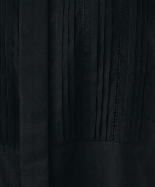 UNTITLED（アンタイトル）の「【シアー/前開き/夏ワンピ】コットンピンタックワンピース（ワンピース・レディース・ブラック/ブラウン系その他/レッド系1・48/50/00/01/02/03/44/04）」の9枚目の写真