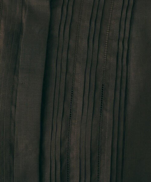 UNTITLED（アンタイトル）の「【シアー/前開き/夏ワンピ】コットンピンタックワンピース（ワンピース・レディース・ブラック/ブラウン系その他/レッド系1・48/50/00/01/02/03/44/04）」の13枚目の写真