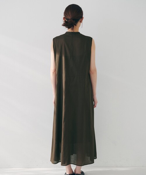 UNTITLED（アンタイトル）の「【シアー/前開き/夏ワンピ】コットンピンタックワンピース（ワンピース・レディース・ブラック/ブラウン系その他/レッド系1・48/50/00/01/02/03/44/04）」の20枚目の写真