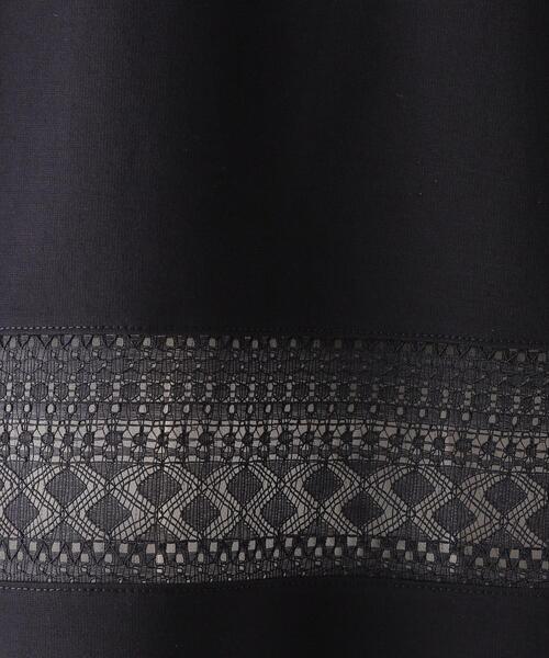 COUP DE CHANCE（クードシャンス）の「【洗える／日本製】レース使いジャージトップス（Tシャツ/カットソー・レディース・ライトオレンジ系/ホワイト/ネイビー・34/36/38/40）」の15枚目の写真