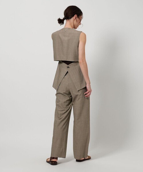 BEAUTY&YOUTH UNITED ARROWS(ビューティーアンドユースユナイテッドアローズ)の「レーヨンブレンド ストレート パンツ(スラックス・レディース・グレー系/ブラウン系・M/XS/S)」の3枚目の写真