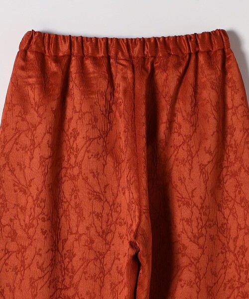 SHIPS any(シップス エニィ)の「SHIPS any:〈洗濯機可能〉サテン ジャカード テーパード イージー パンツ(その他パンツ・レディース・レンガ/ブラック・ONE SIZE)」の18枚目の写真