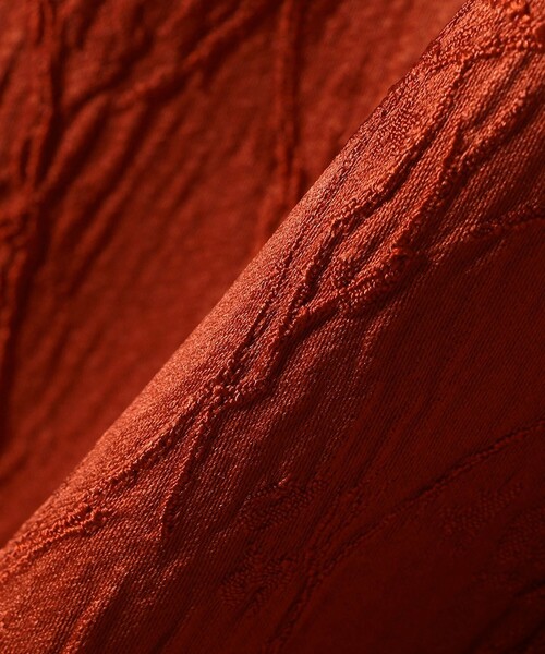 SHIPS any(シップス エニィ)の「SHIPS any:〈洗濯機可能〉サテン ジャカード テーパード イージー パンツ(その他パンツ・レディース・レンガ/ブラック・ONE SIZE)」の21枚目の写真