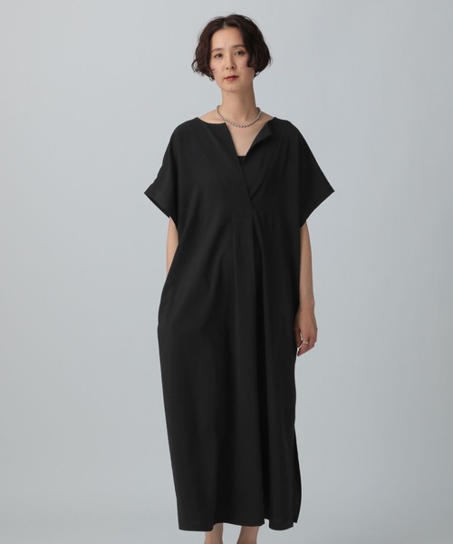 LEPSIM（レプシィム）の「カフタンスリットワンピース　243120（ワンピース・レディース・ブラック/オレンジ/カーキブラウン・FREE）」の9枚目の写真