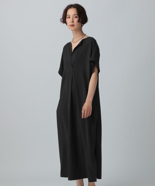 LEPSIM（レプシィム）の「カフタンスリットワンピース　243120（ワンピース・レディース・ブラック/オレンジ/カーキブラウン・FREE）」の8枚目の写真