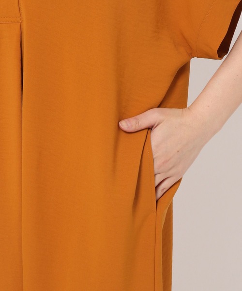 LEPSIM（レプシィム）の「カフタンスリットワンピース　243120（ワンピース・レディース・ブラック/オレンジ/カーキブラウン・FREE）」の16枚目の写真