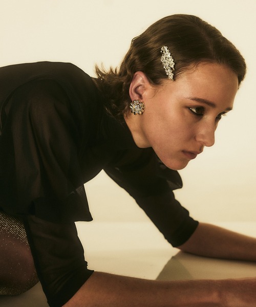 IRIS47（イリスフォーセブン）の「【IRIS 47】kaleid crystal pinset/カレイド クリスタル ピン セット HB144 ※（ヘアピン・レディース・その他/グレー・FREE）」の10枚目の写真