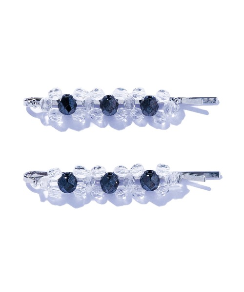 IRIS47（イリスフォーセブン）の「【IRIS 47】kaleid crystal pinset/カレイド クリスタル ピン セット HB144 ※（ヘアピン・レディース・その他/グレー・FREE）」の5枚目の写真