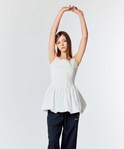 LARTIGENT(ラーティゼン)の「L15 BALLOON ONE-PIECE(ワンピース・レディース・ブラック/ホワイト・FREE)」の7枚目の写真