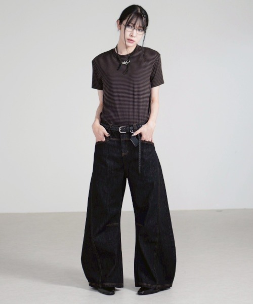☆専用☆新品未使用タグ付　SUKALA デニムリブパンツ　M ☆専用☆新品未使用タグ付 SUKALA デニムリブパンツ M