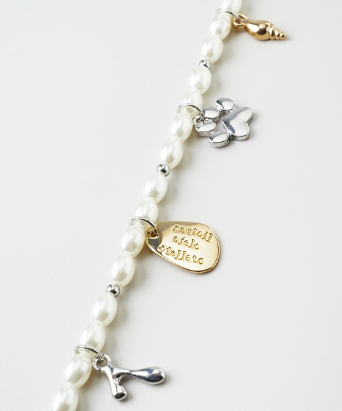 GOLDY（ゴールディ）の「コイン プレート チャーム パール ネックレス（ネックレス・レディース・ゴールド/シルバー×ゴールド/シルバー・FREE）」の12枚目の写真