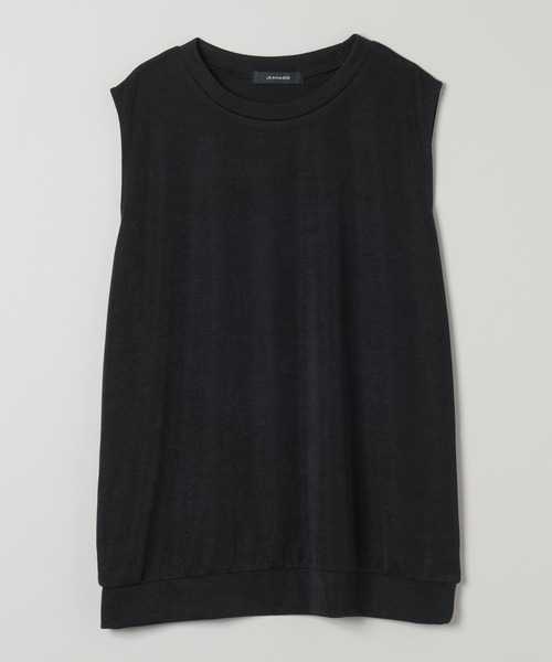JEANASIS(ジーナシス)の「グロッシーカノコNS/496928(Tシャツ/カットソー・レディース・チャコールグレー/グレイッシュベージュ/ブラウン/ブラック/グリーン・FREE)」の2枚目の写真
