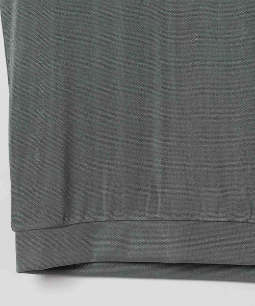 JEANASIS(ジーナシス)の「グロッシーカノコNS/496928(Tシャツ/カットソー・レディース・チャコールグレー/グレイッシュベージュ/ブラウン/ブラック/グリーン・FREE)」の9枚目の写真