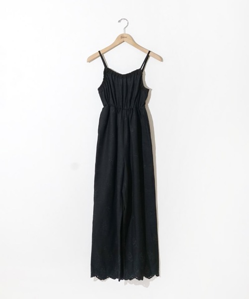 flower（フラワー）の「サニーカットワークロンパース（つなぎ/オールインワン・レディース・ホワイト/ブラック・FREE）」の18枚目の写真