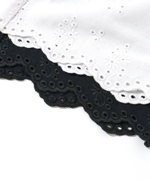 flower（フラワー）の「サニーカットワークロンパース（つなぎ/オールインワン・レディース・ホワイト/ブラック・FREE）」の21枚目の写真