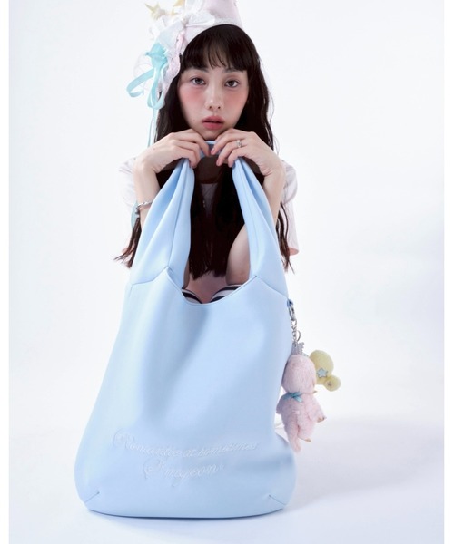 ●zooisoo choice●Stitch Small Shoulder Bag-3色◆韓国大流行 Soft embroidery shoulder bag/ソフトタッチ刺繍ショルダー