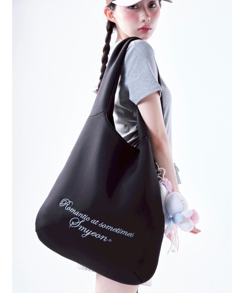 Smyeon ショルダーバッグ Soft embroidery shoulder bag/ソフトタッチ刺繍ショルダー