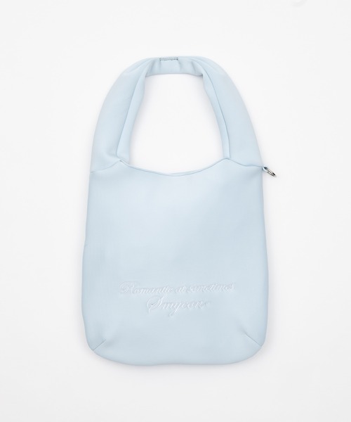 smyeon ソフトタッチ刺繍ショルダーバッグ Soft embroidery shoulder bag/ソフトタッチ刺繍ショルダー