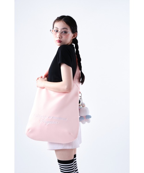●zooisoo choice●Stitch Small Shoulder Bag-3色◆韓国大流行 Soft embroidery shoulder bag/ソフトタッチ刺繍ショルダー