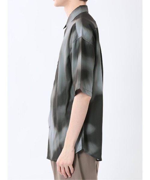 m.f.editorial(エムエフエディトリアル)の「【接触冷感】m.f.エディトリアル メンズ 総柄 レギュラーカラー 半袖 シャツ(シャツ/ブラウス・メンズ・ブルー/ブラック・MEDIUM/LARGE)」の17枚目の写真