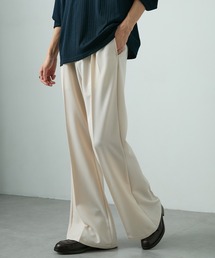 CIYOT（シヨウト）の「【CIYOT-シヨウト-】TRストレッチスーツ地  セミワイド 2タック センタープレス フレアパンツ（スラックス）」