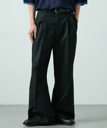 CIYOT（シヨウト）の「【CIYOT-シヨウト-】TRストレッチスーツ地  セミワイド 2タック センタープレス フレアパンツ（スラックス）」