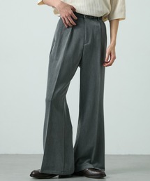 CIYOT（シヨウト）の「【CIYOT-シヨウト-】TRストレッチスーツ地  セミワイド 2タック センタープレス フレアパンツ（スラックス）」