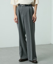 CIYOT（シヨウト）の「【CIYOT-シヨウト-】TRストレッチスーツ地  セミワイド 2タック センタープレス フレアパンツ（スラックス）」