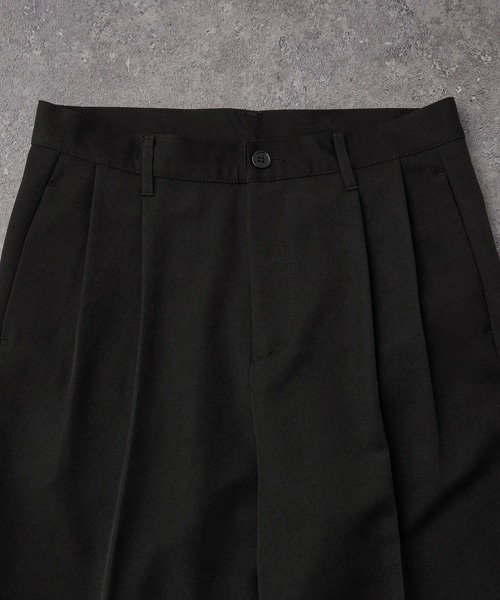 【CIYOT】新品タグ付き セミワイド 2タック センタープレス フレア セール】【CIYOT】TRストレッチスーツ地 セミワイド 2タック