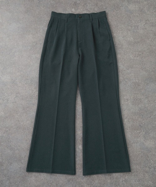 CIYOT(シヨウト)の「【CIYOT】TRストレッチスーツ地 セミワイド 2タック センタープレス フレアパンツ(スラックス・メンズ・グレー/ブラック/アイボリー/ブラック系/ダークブラウン/ダークグレー・S/M/L)」の19枚目の写真
