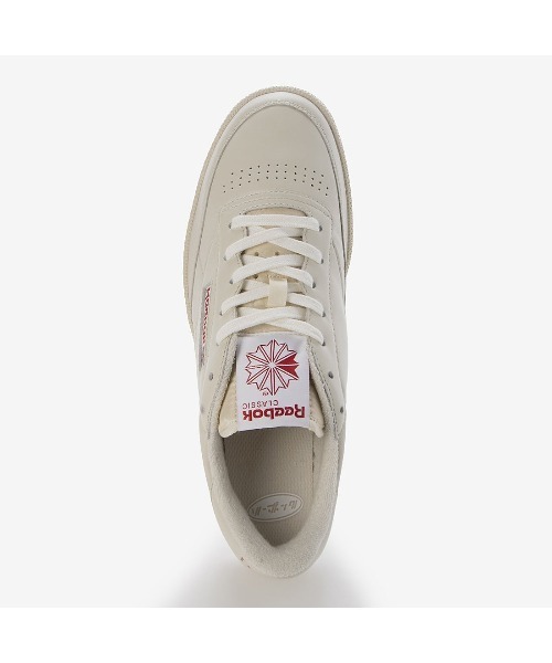 Reebok（リーボック）の「クラブシー 85 ヴィンテージ /  CLUB C 85 VINTAGE（スニーカー・メンズ・ホワイト×ピンク/ブラック/ホワイト×レッド/ホワイト×イエロー・23.0cm/23.5cm/24.5cm/24.0cm/25.0cm/25.5cm/26.0cm/26.5cm/27.0cm/27.5cm/28.0cm/22.5cm/28.5cm）」の11枚目の写真